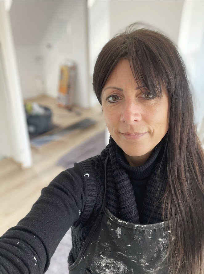 Kirstin Matera in ihrer Werkstatt